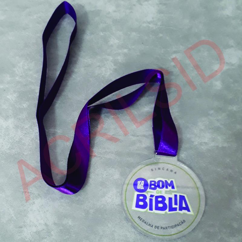 Medalha modelo círculo