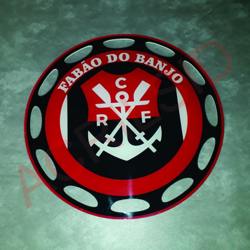 Placa em acrílico para banjo