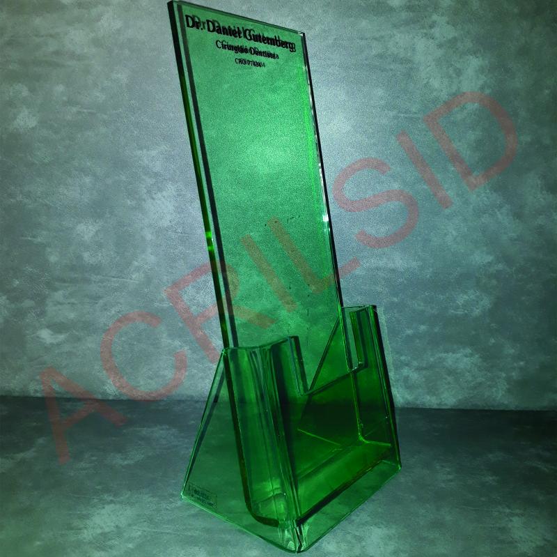 Porta folder verde